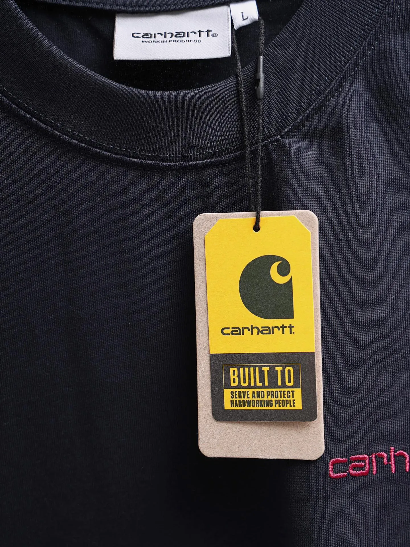 Carhartt 2꯭0꯭2꯭6 new spring and summer models ❤️ original ⌚️ high version Carhartt fabric is made of high-density pure cotton, does not deform and does not shrink. Process introduction: double thread movement. The chest logo uses high-quality embroidery🪡 technology. Color: Navy Blue SIZE: M-XXL